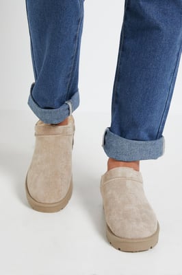 Pamela Cozy Faux Suede Fur Trim Boots