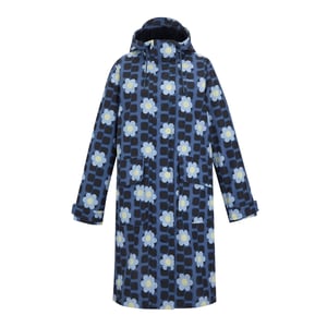 Regatta Waterdichte dames/dames Orla Kiely Floral lange jas (Blauw)