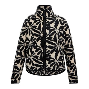 Regatta Dams Frankie Abstrakt Blommig Helzip Fleecejacka (Beige)