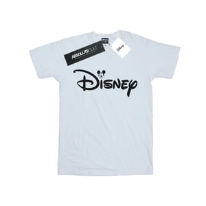 Disney Jongens Mickey Mouse Hoofd Logo T-shirt (Wit)