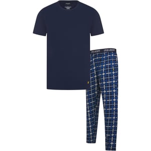 Lyle & Scott Mens Cotton Casul Rich Checked Regalur fit Pajamas Set