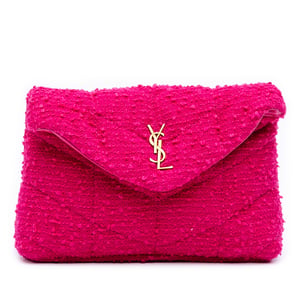 Begagnad Leksak Matelassé Bouclé Tweed Monogram Loulou Puffer Crossbody