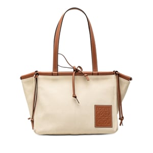 Pre-owned Small Canvas Cushion Tote