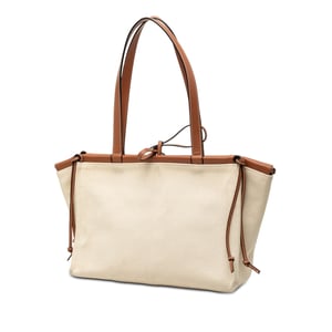 Pre-owned Small Canvas Cushion Tote