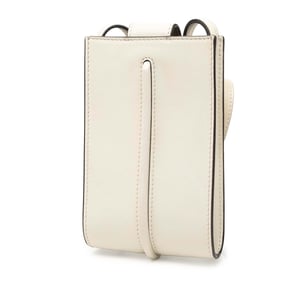 Pre-owned Leather Fendigraphy Phone Pouch