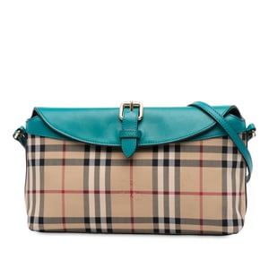 Pre-owned Haymarket Check Coated Canvas Leah Crossbody