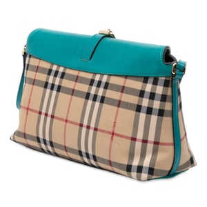 Pre-owned Haymarket Check Coated Canvas Leah Crossbody