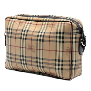 Pre-owned Haymarket Check Coated Canvas Messenger Bag