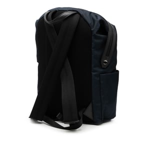 Tweedehands Nylon Woordenschat Blauwe Rugzak