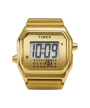 Timex Timex Lab Ring Mm6 Maison Margiela Unisex Horloge Goudkleurig TW2Y50200