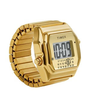Timex Timex Lab Ring Mm6 Maison Margiela Unisex Horloge Goudkleurig TW2Y50200