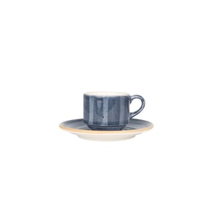 Bonna Espresso kopjes & schotel aura dusk porselein set van 6