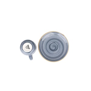 Bonna Espresso kopjes & schotel aura dusk porselein set van 6