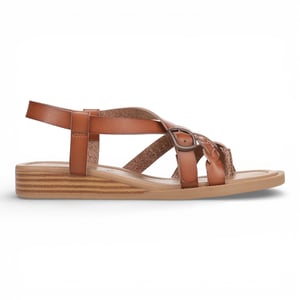 Blowfish Malibu Dames Scotch Tan Micro Wedge bandjes Sandals - April