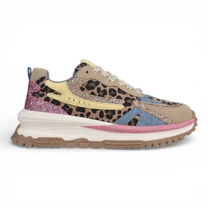 Blowfish Malibu Dames Rozeblauw Gele Retro Sneaker Trainers - Leo