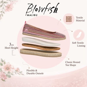 Blowfish Malibu Damer Rosa Balettballerina, Ballerina Casual Skor - Benita