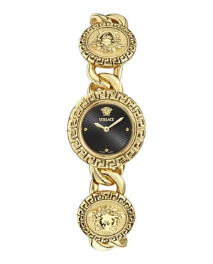 Versace La Greca Stud Icon Dames Horloge Goudkleurig VE0Q00525