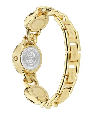 Versace La Greca Stud Icon Dames Horloge Goudkleurig VE0Q00525