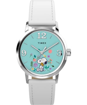 Timex Peanuts Marlin Dames Horloge Wit TW2Y68800