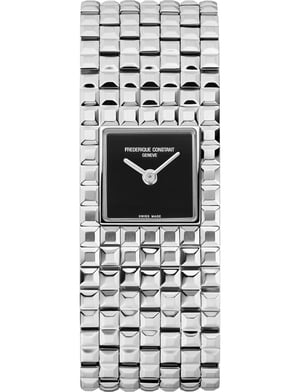 Frédérique Constant Classics Manchette Dames Horloge Zilverkleurig FC-200ONB1MC6B
