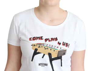 Moschino Tsh5069 Bordfotboll T-shirt