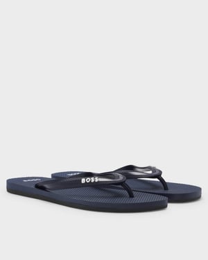 Tracy Flip Flops in Dark Blue