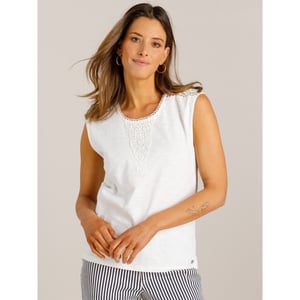 Ivy Beau Verene top offwhite