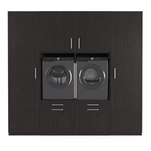 Wasophoogte Wasmachine kast vienna – Ébène