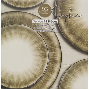 Luzzo ® sofi serviesset 4 persoons 12-delig porselein -