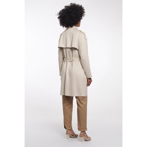 Rino & Pelle double breasted coat with belt elsje.7002621 9030 birch