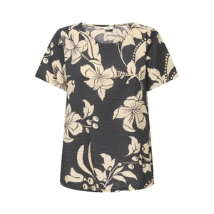 Jacqueline de Yong troya life s/s o-neck top wvn di 15347687 phantom