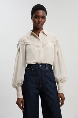 Hotfix Studded Long Sleeve Woven Shirt