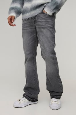 Slim Flared Stacked Tonal Gusset Jeans