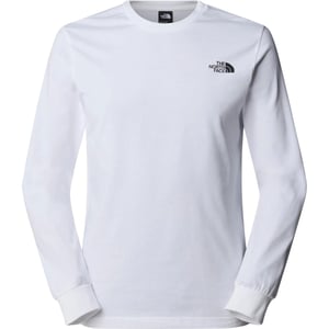 The North Face Mens Long Sleeve Easy T-Shirts White