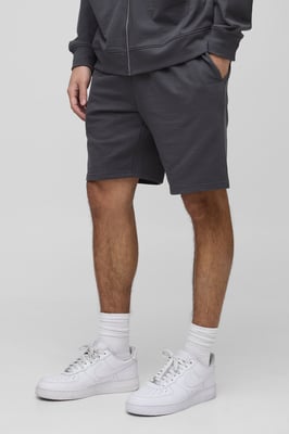 Lightweight Basic Relaxed Fit Mid Length Shorts