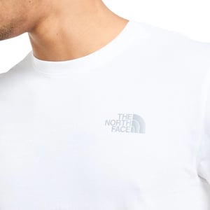 The North Face Mens SS Tee Simple Dome Reflective Logo White T-Shirt