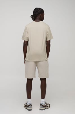 Loose Fit Mid Length Basic Shorts