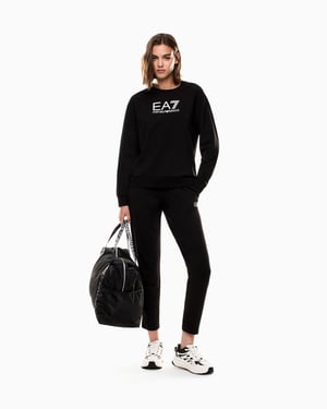 EA7 Emporio Armani Large Logo Tracksuit Black