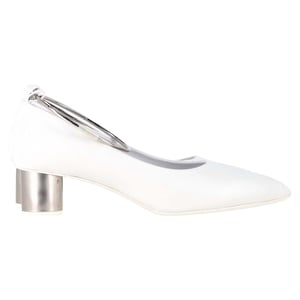 Jil Sander Alima Pumps in White Leather