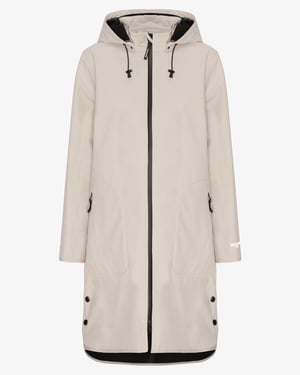 A-Line Raincoat in Nude