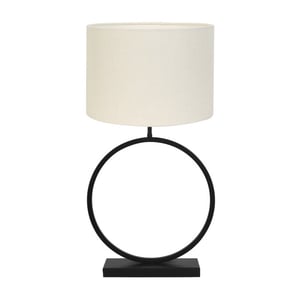 Light & Living Tafellamp liva/livigno zwart/ Ø40x78,5cm