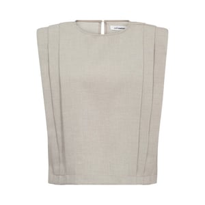 Co'Couture Mavacc padded pleat top