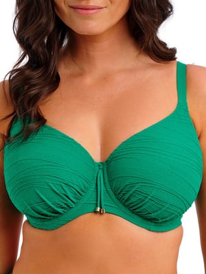 Beach Waves Gathered Full Cup Bikini Top
