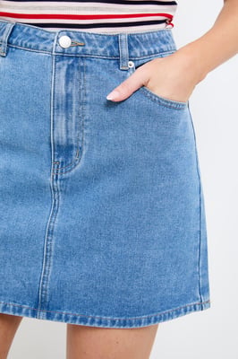 Denim Mini Skirt