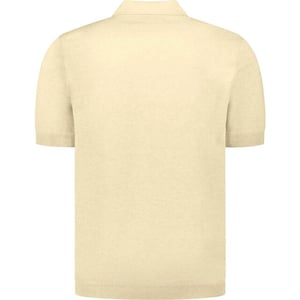No Excess Pullover short sleeve v-polo melang yellow