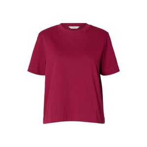 Selected Femme slwessential ss boxy tee noos 16087919 anemone