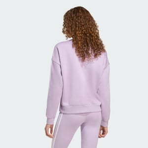 Essentials 3-Stripes Fleece Sweatshirt