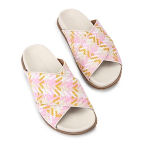 Kurt Geiger London Brixton Cross Strap Slide Sandals