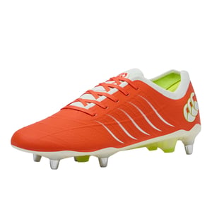 Canterbury Mens Phoenix 2.0 Team Soft Ground Football Boots (Orange/White)