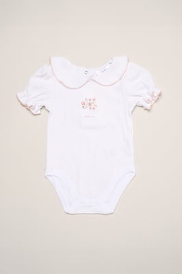 4-Piece Teddy Print Baby Outfit Set